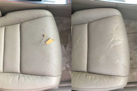 peeling leather car seats