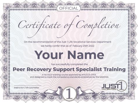 peer support certification az