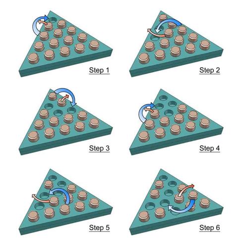 Peg Jumping Game Solution Triangle