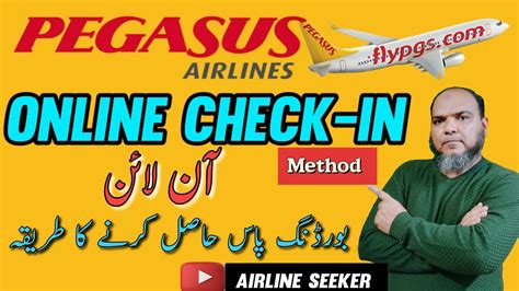 pegasus airlines online check