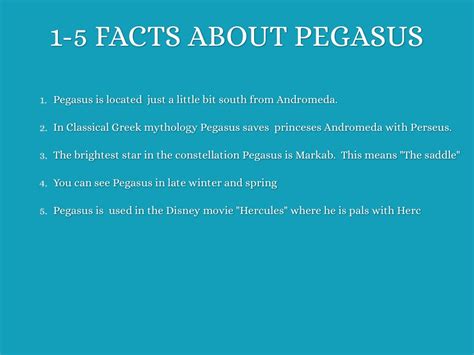 pegasus facts for kids