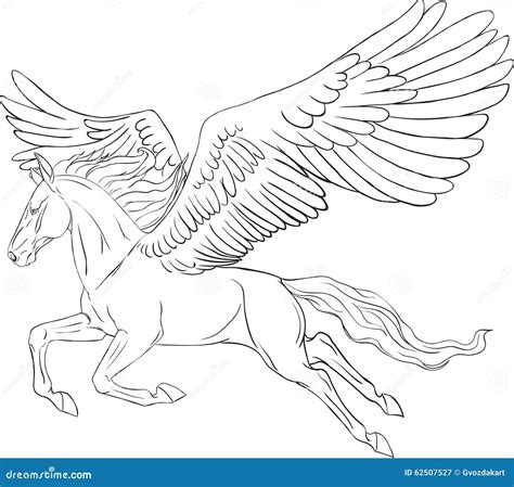 pegasus horse coloring pages
