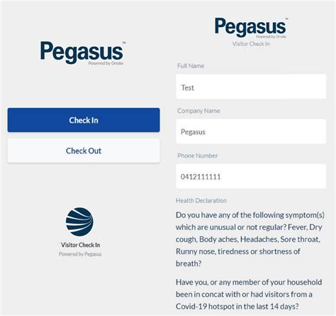 pegasus online check in not available