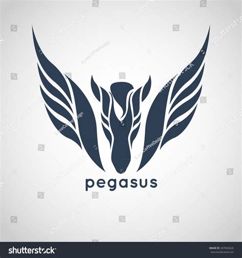 pegasus wing luxury logo