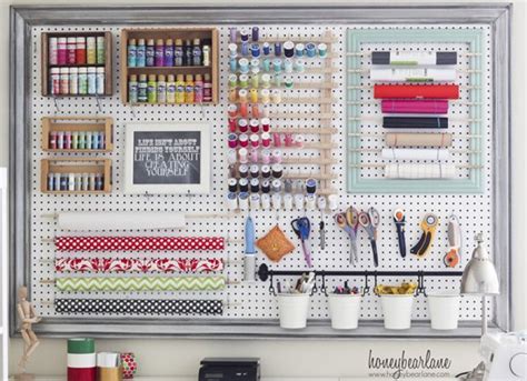 Pegboard Art Studio
