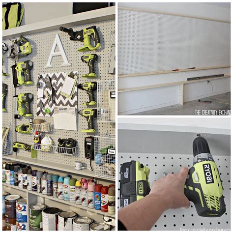 Pegboard Storage Wall
