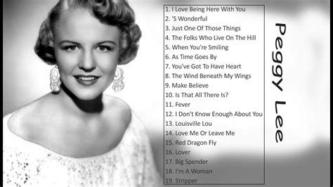 peggy lee songs youtube