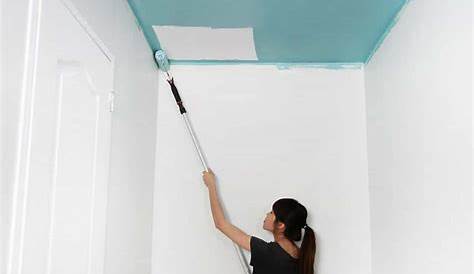 Peindre un plafond avec une perche comment faire