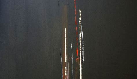 Peinture Acrylique Abstraite Sur Fond Noir Saxo