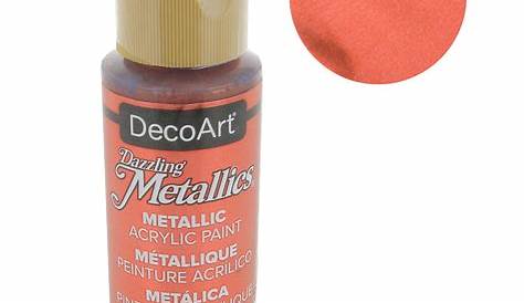 Peinture acrylique métallique DecoArt Dazzling Metallics