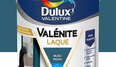 Peinture bleu paon DULUX VALENTINE Crème de couleur mat 0