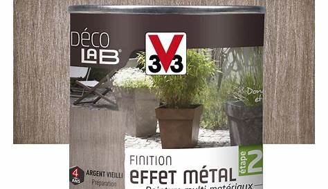 Peinture Bois Effet Metal Vieilli De Finition Métal Extérieur Décolab® V33