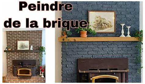 Painted Brick Fireplaces Ideas Cheminée en brique