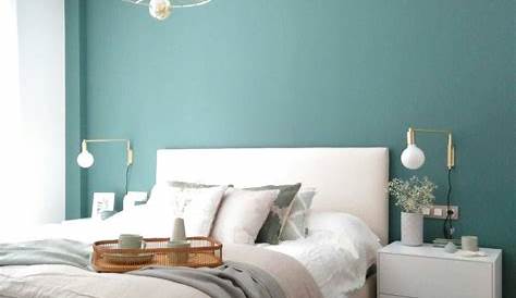 Frais Peinture Chambre Bleu Turquoise Beautiful bedroom