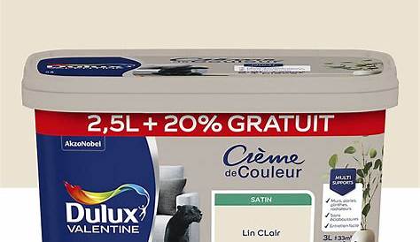 Peinture murs et boiseries Dulux Valentine Crème de