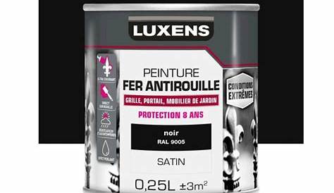 Peinture Fer Noir Satine SYNTILOR ronnerie Satiné 250ml (Réf. 892662)