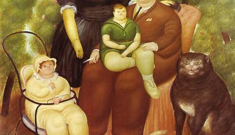 Peinture Fernando Botero Rep. 20x24 In. Stretched Oil Painting