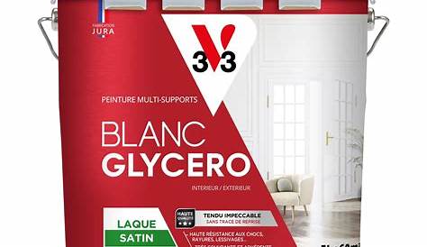 Peinture Glycero Blanche Laque Blanc Glycéro 2.5 L Aspect Brillant