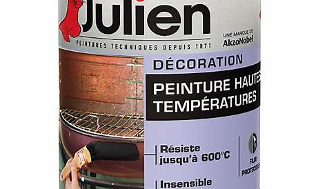 Peinture haute température Julien Noir 250 ml de