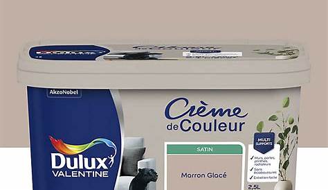 Peinture Marron Glace Castorama Murs Et Boiseries Dulux Valentine Crème Du