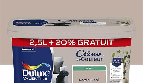 Peinture Marron Glace Leroy Merlin Mur, Crème De Couleur DULUX VALENTINE