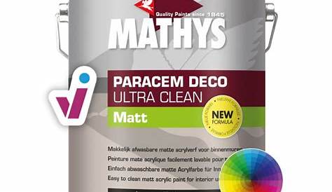 Peinture Mathys Paracem Deco Ultra Matt MATHYS PARACEM DECO MATT Verf&Rol