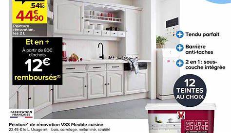 Peinture de rénovation meubles cuisine V33 carbonate satin