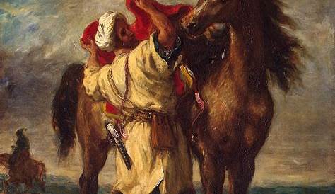 Peinture Orientaliste Delacroix Abder Rahman 1847 Eugene Les Arts, Affiche