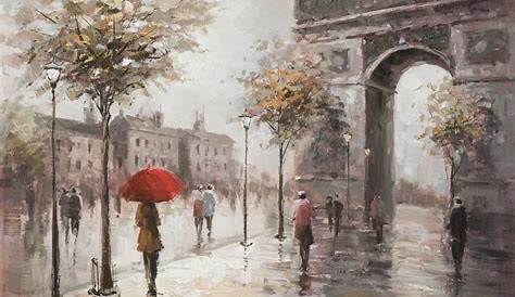 Peinture Paris Sous La Pluie Quelle Est Valeur De Vos s