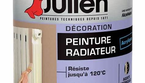 Peinture radiateur glycero Julien Blanc Satin 2L5