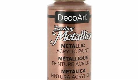 Americana Decor 8 oz. Metallic Rose Gold PaintADMTL0398