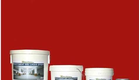 Peinture EPOXY sol et mur MAT Rouge Brique 1 Kg Rouge