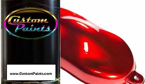 Peinture Rouge Candy Paillete Red Pearl 1L