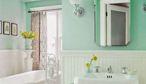 Peinture Salle De Bain Bleu Turquoise