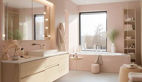 Peinture Salle De Bain Rose Poudre Poudré Extraordinaire,