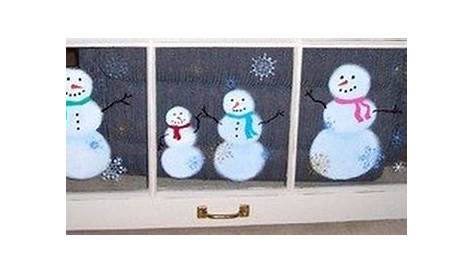 Peinture Sur Fenetre Pour Noel I Love To Draw On The Windows, With The Posca's Just Too