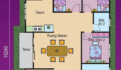 Image result for pelan banglo 5 bilik | Floor plans, How to plan, Flooring