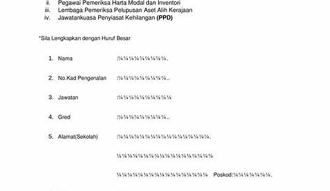 Contoh Surat Pelantikan Pegawai Aset Sekolah