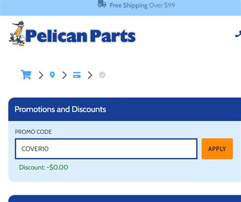 pelican parts discount code