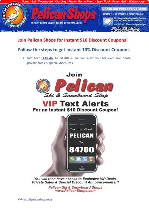 pelican shops near me coupons