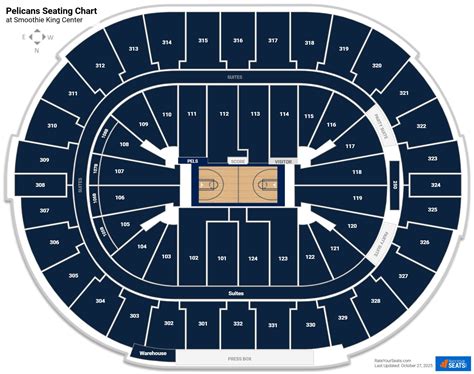 Pelicans Baseball Seating Chart