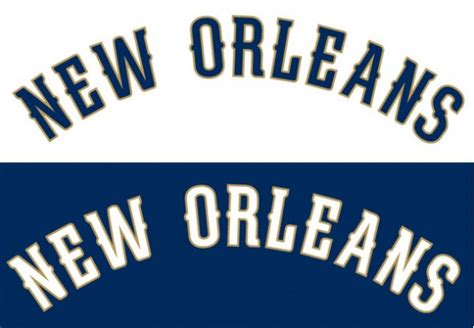 pelicans jersey font