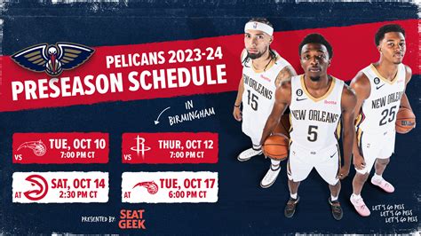 pelicans preseason schedule 2023