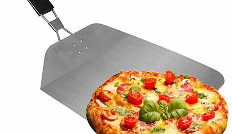 pelle a pizza professionnel perforée en Inox 18/10 Ø25cm
