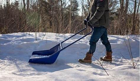 Pelletraîneau à neige Garant, lame poly/acier de 24'', 61