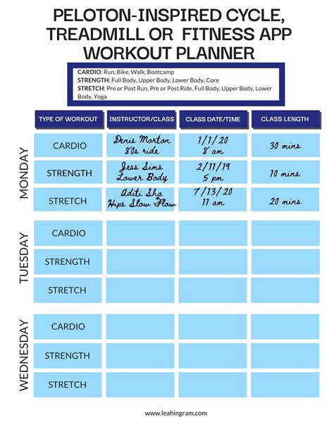 Peloton Workout Tracker