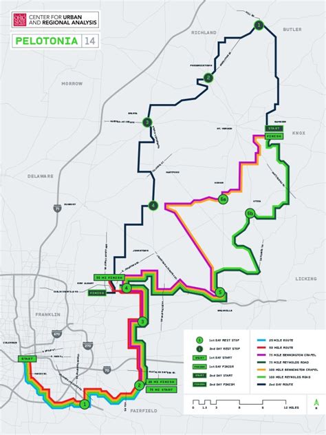 pelotonia 2024 route map