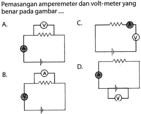 Pemasangan Amperemeter yang Benar Adalah