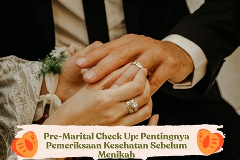 pemeriksaan yang dilakukan sebelum menikah
