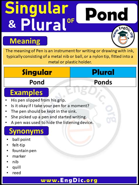 Pen In Plural Form